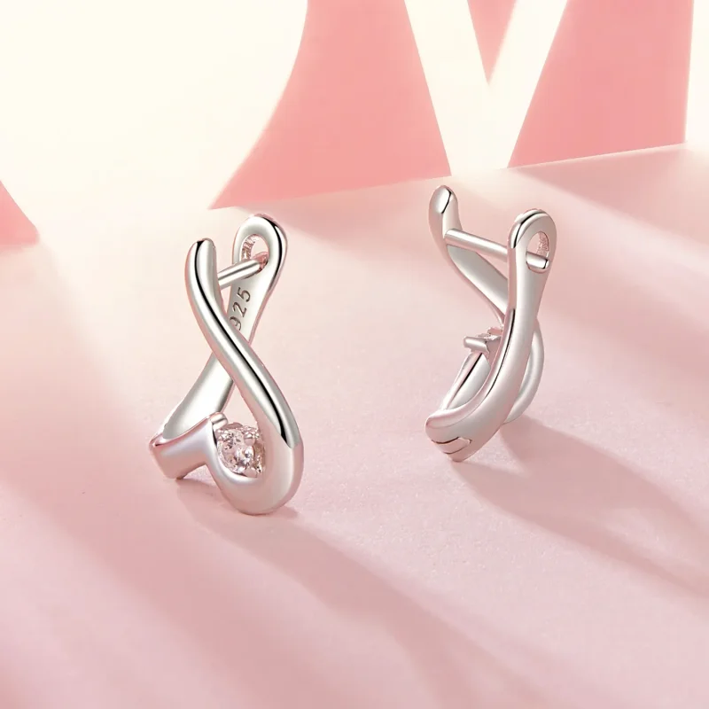 (imagine pentru) Cercei PANDORA Tip Love - BSE970 - Vizualizare 2