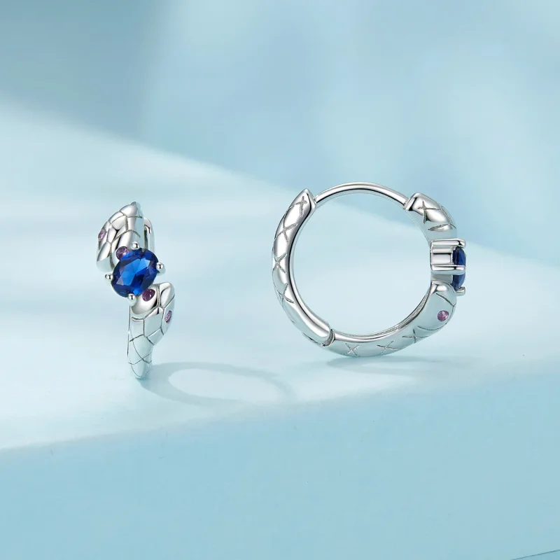 (imagine pentru) Cercei Snake Style PANDORA - SCE1732 - Vizualizare 2