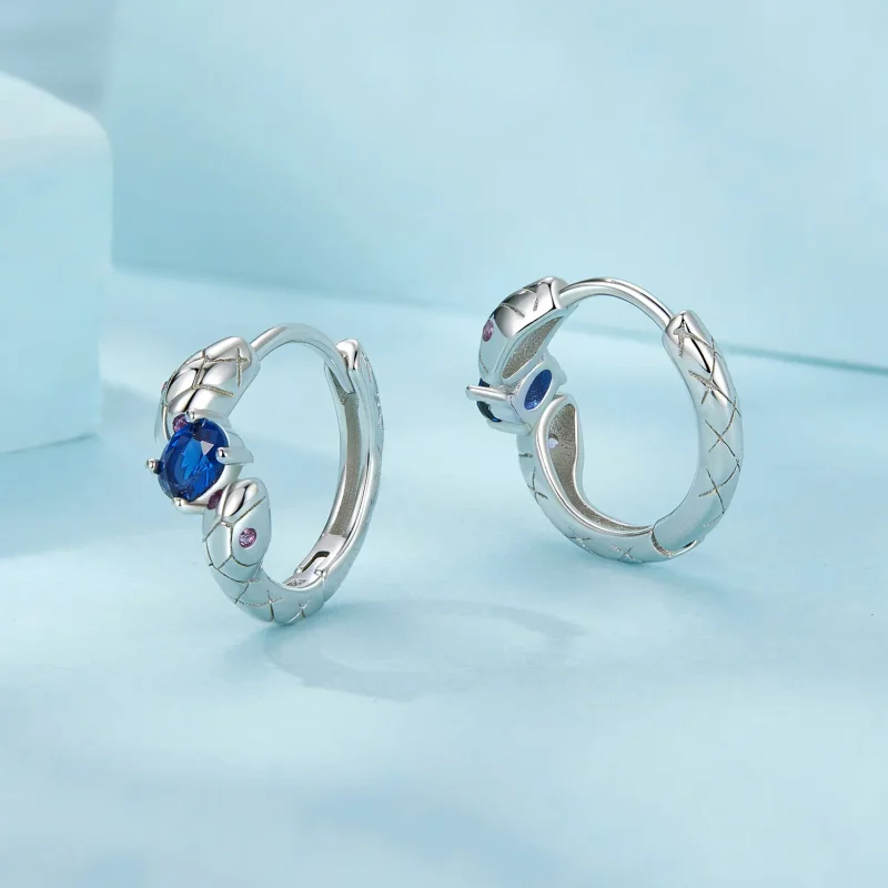 (imagine pentru) Cercei Snake Style PANDORA - SCE1732 - Vizualizare 3