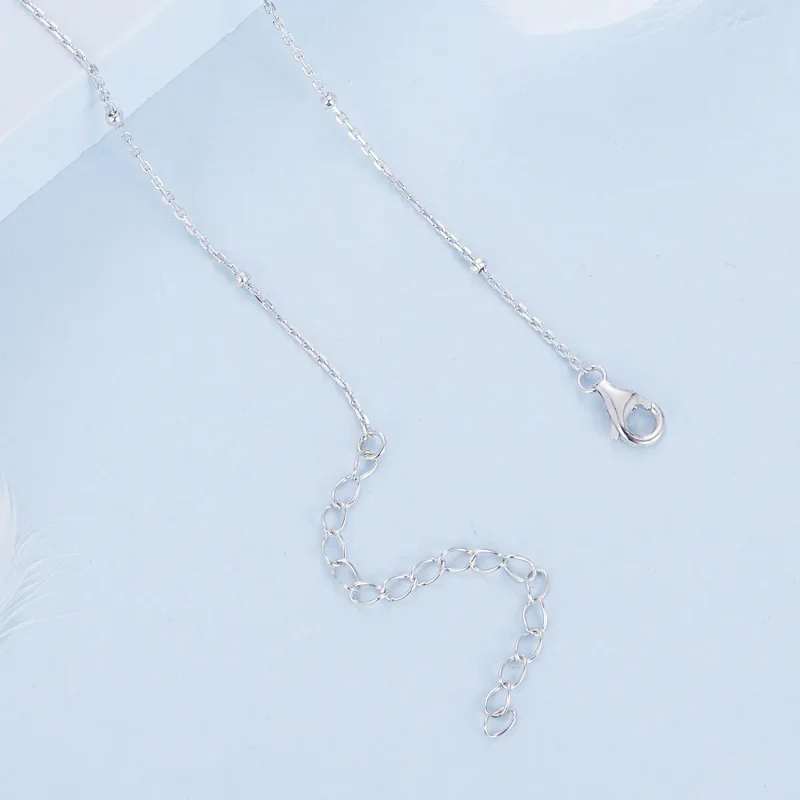 (imagine pentru) Colier cruce cu trandafiri stil PANDORA - BSN379 - Vizualizare 4