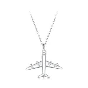 (imagine pentru) Colier cu avion în stil PANDORA - SCN522