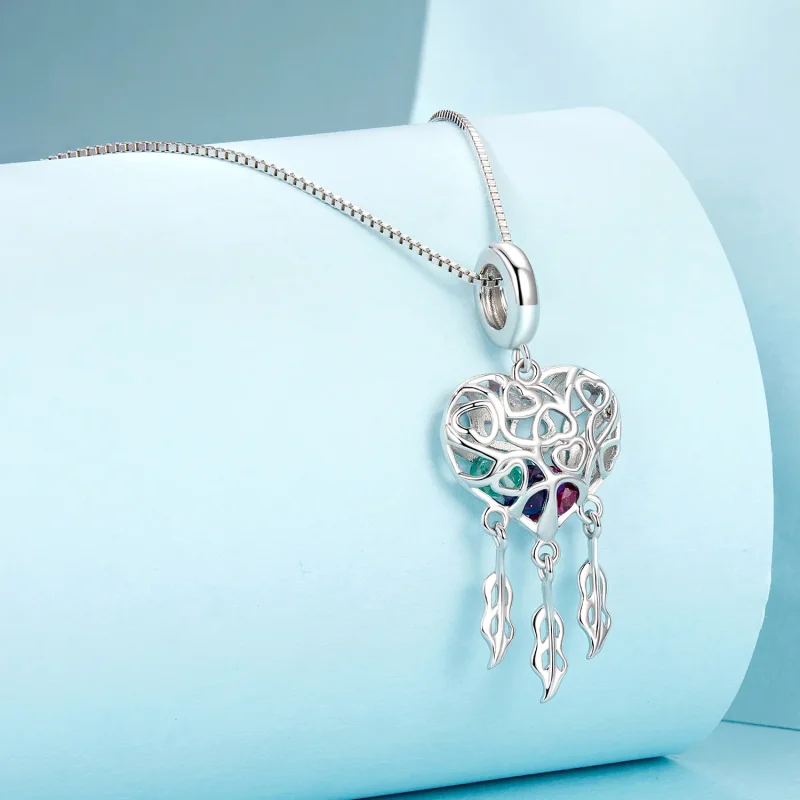 (imagine pentru) Colier Dream Catcher Arborele Vieții în stil PANDORA - SCN519 - Vizualizare 2