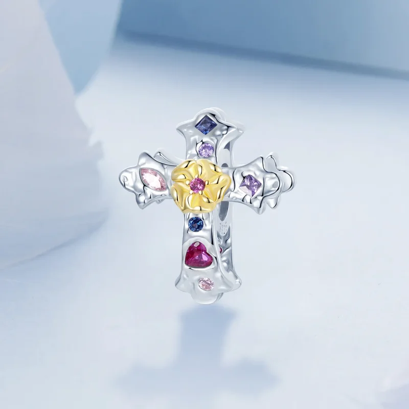 (imagine pentru) Crucea Vintage Stil PANDORA - BSC1005 - Vizualizare 2