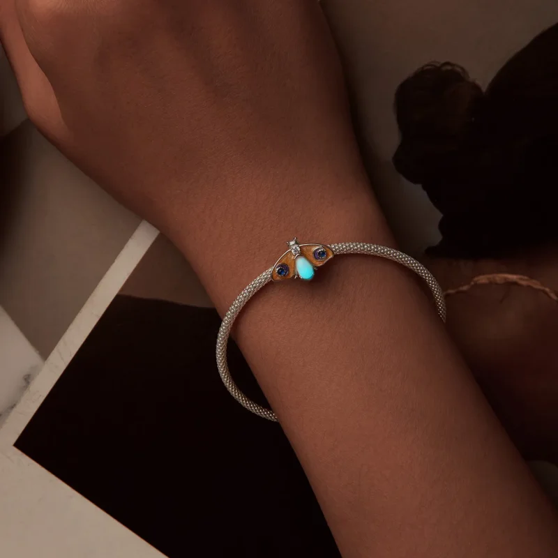 (imagine pentru) Fluture zburător luminos în stil PANDORA - SCC2733 - Vizualizare 4
