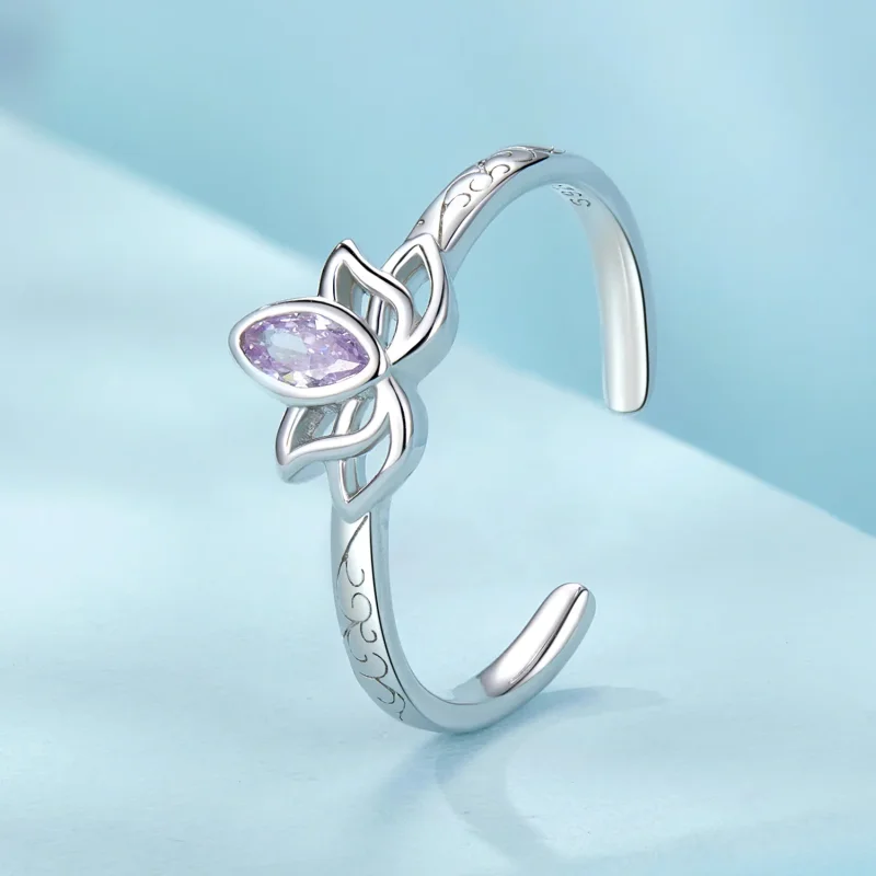 (imagine pentru) Inel Lotus Style PANDORA - SCR1020-E - Vizualizare 2