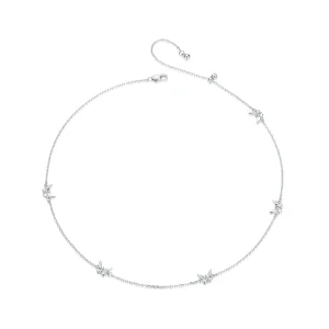 (imagine pentru) Lanț pentru claviculă cu fluture mic în stil PANDORA - BSN376