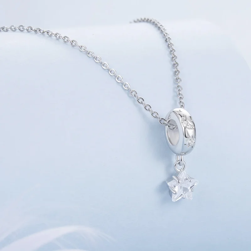 (imagine pentru) Margele distanțiere din silicon Stil Starlight PANDORA - BSC984 - Vizualizare 5