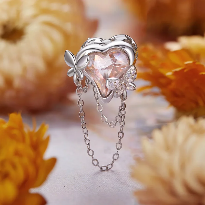 (imagine pentru) Margele Fluture Monet Stil PANDORA - BSC986 - Vizualizare 2