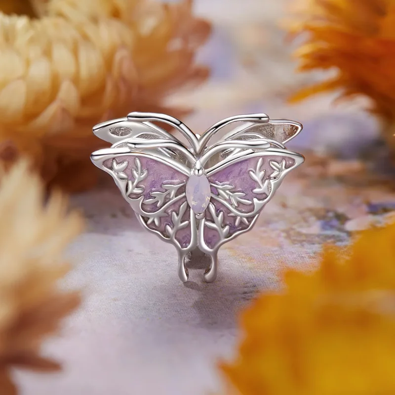 (imagine pentru) Margele Fluture Monet Stil PANDORA - BSC988 - Vizualizare 2
