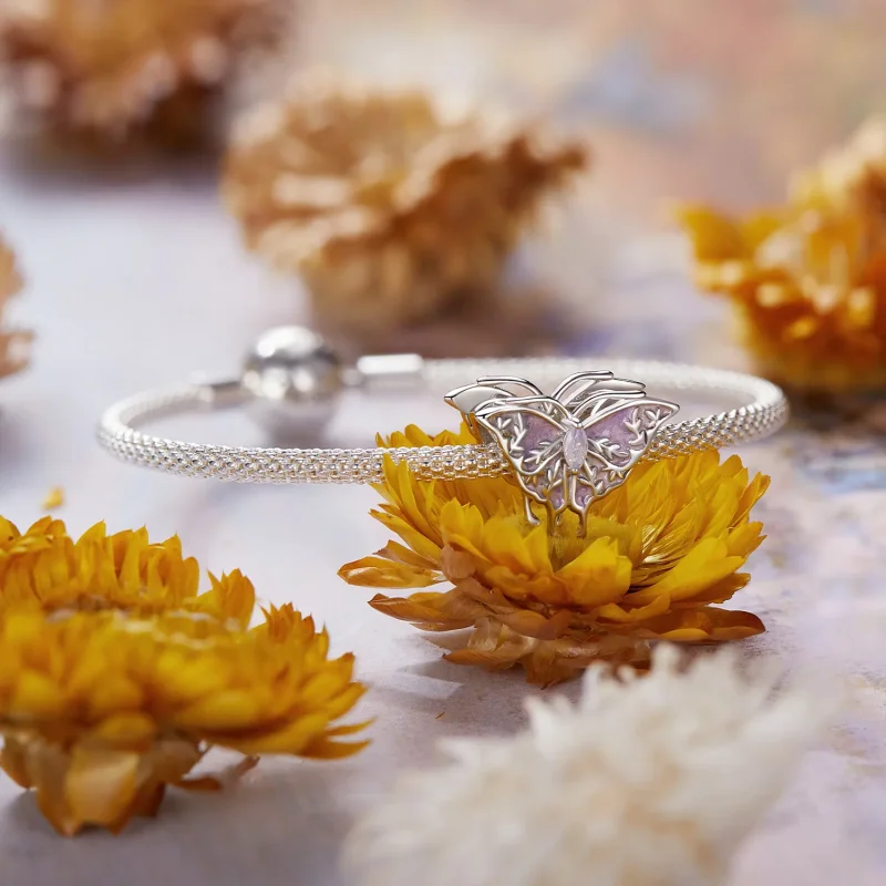 (imagine pentru) Margele Fluture Monet Stil PANDORA - BSC988 - Vizualizare 5