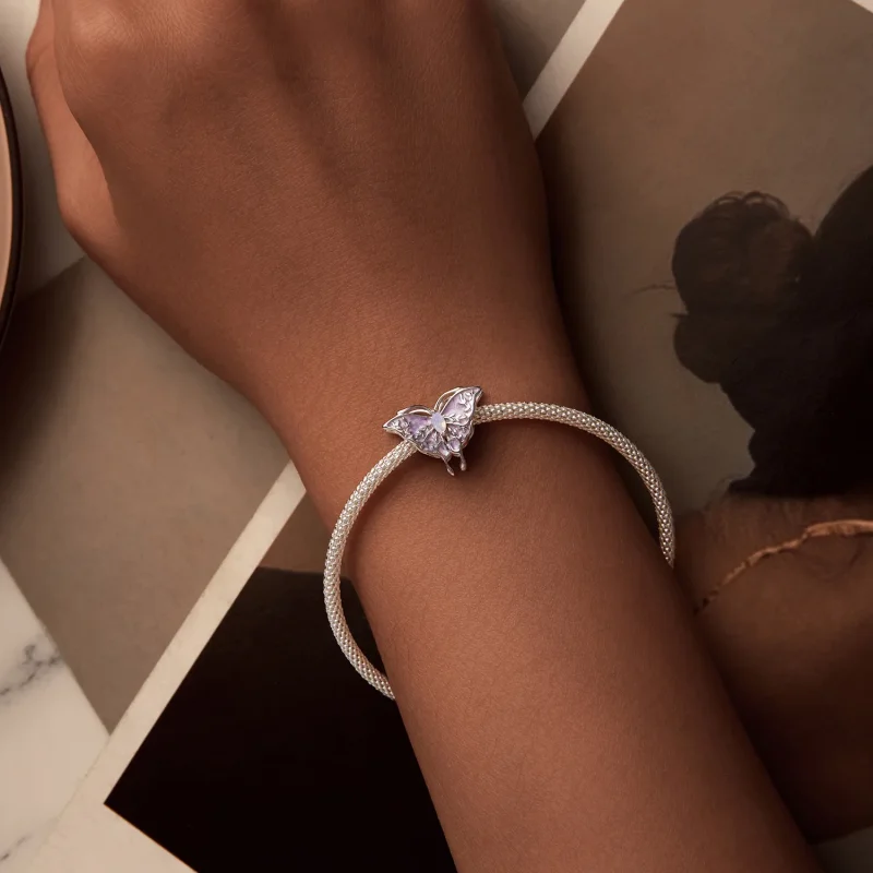 (imagine pentru) Margele Fluture Monet Stil PANDORA - BSC988 - Vizualizare 6