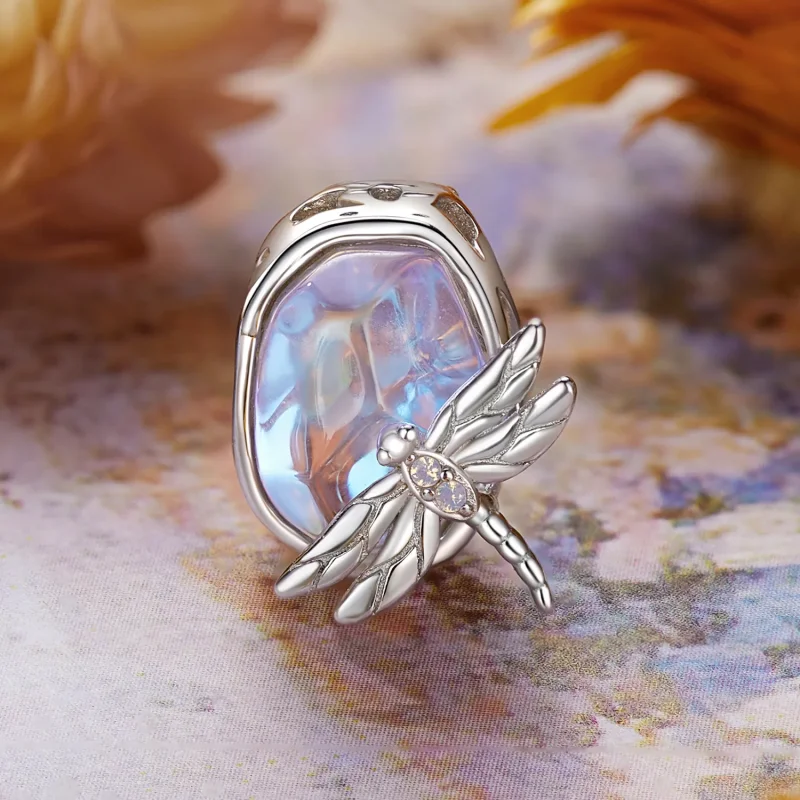 (imagine pentru) Margele Libelula Monet stil PANDORA - BSC987 - Vizualizare 2