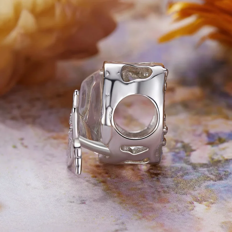 (imagine pentru) Margele Libelula Monet stil PANDORA - BSC987 - Vizualizare 3