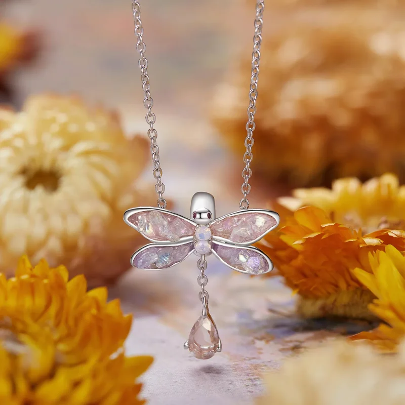 (imagine pentru) Margele Libelula Monet stil PANDORA - BSC989 - Vizualizare 5