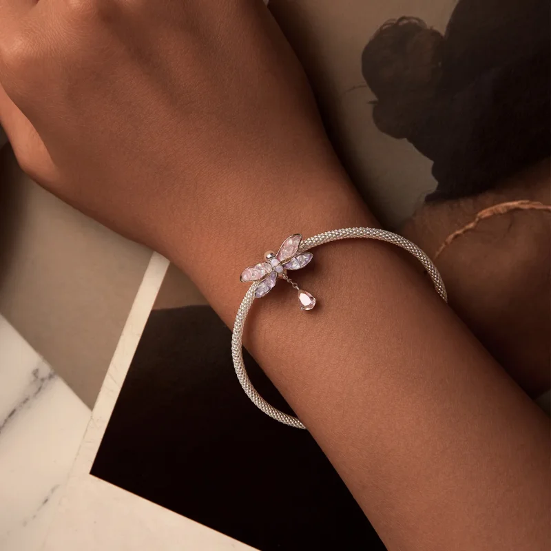 (imagine pentru) Margele Libelula Monet stil PANDORA - BSC989 - Vizualizare 6