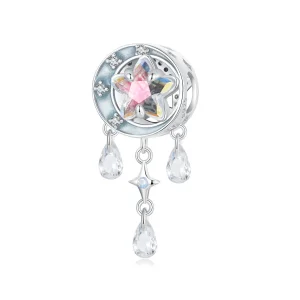 (imagine pentru) Mărgele Captorul de Vise Stele și Lună în stil PANDORA - BSC978