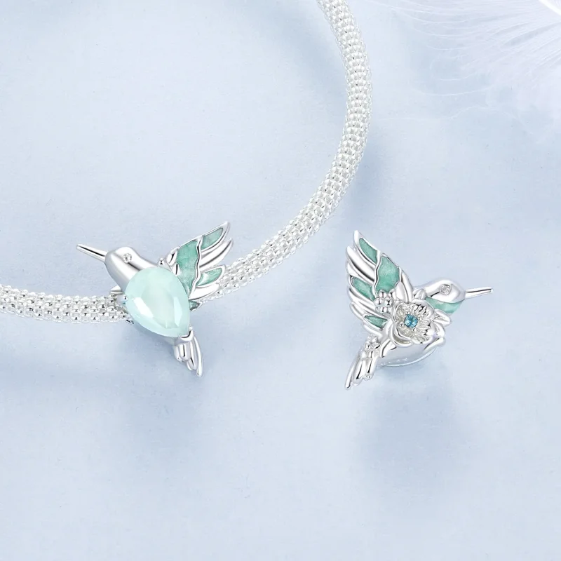 (imagine pentru) Mărgele colibri în stil PANDORA - BSC981 - Vizualizare 4
