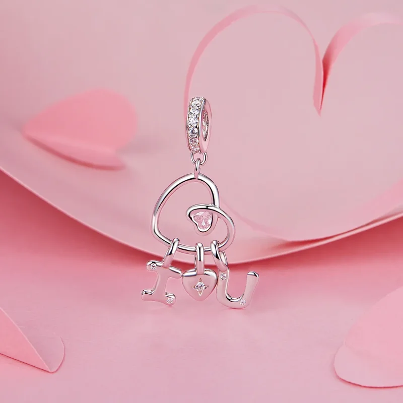 (imagine pentru) Pandantiv Love Letter Valentine Style PANDORA - BSC972 - Vizualizare 2