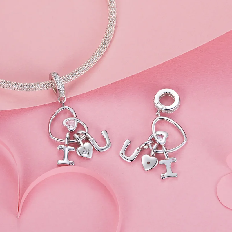 (imagine pentru) Pandantiv Love Letter Valentine Style PANDORA - BSC972 - Vizualizare 4