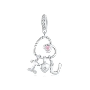 Pandantiv Love Letter Valentine Style PANDORA - BSC972 (imagine pentru) Pandantiv Love Letter Valentine Style PANDORA - BSC972