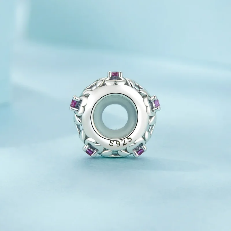 (imagine pentru) Margele distanțiere din silicon în stil retro iris PANDORA - SCC2756 - Vizualizare 3