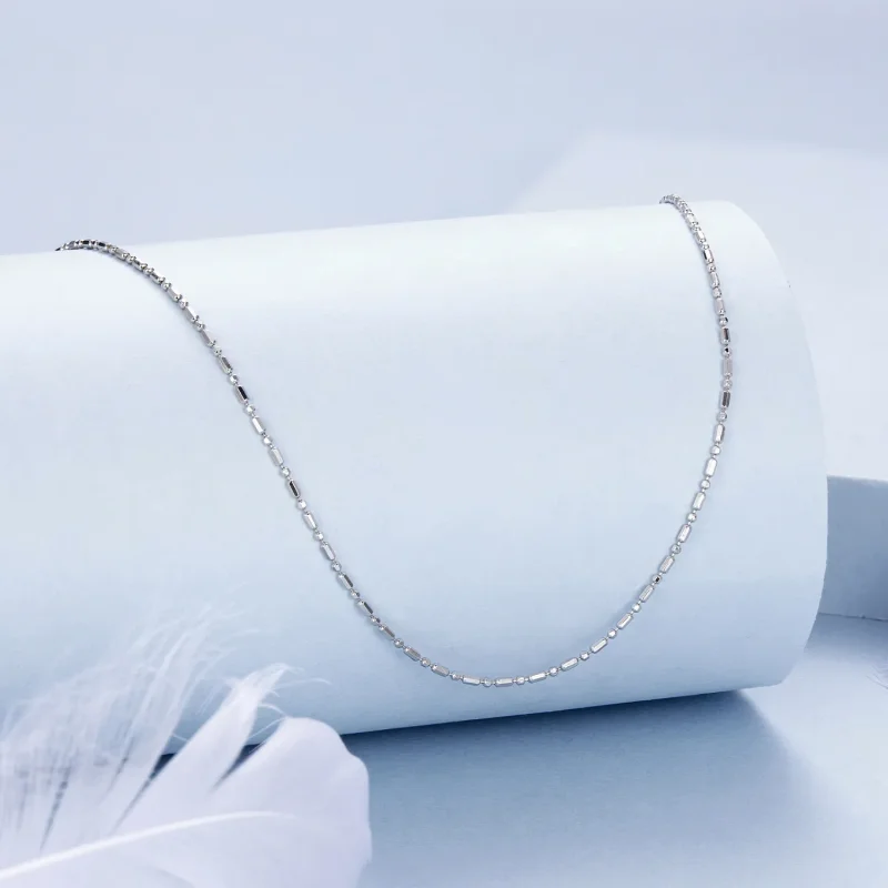 (imagine pentru) Lanț de bază cu sclipici fin stil PANDORA - BSA006 - Vizualizare 2