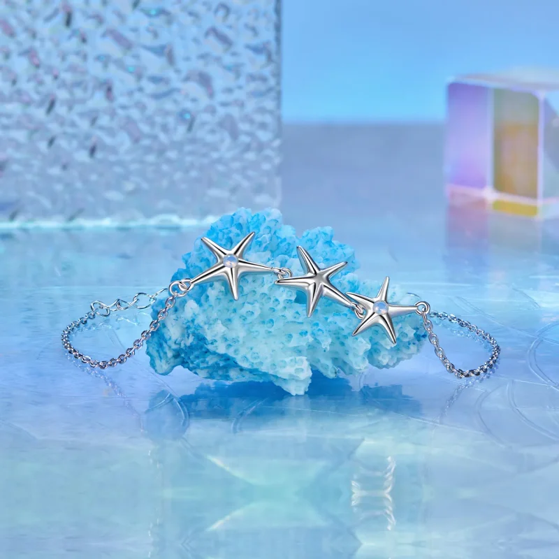 (imagine pentru) Bratara stil PANDORA Starfish - SCB275 - Vizualizare 2