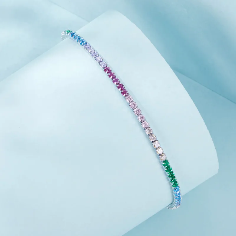 (imagine pentru) Brățară Curcubeu Stil PANDORA - SCB277 - Vizualizare 2