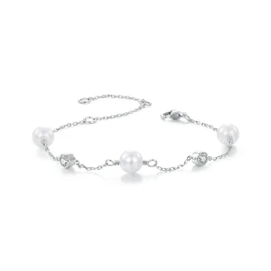 (imagine pentru) Brățară PANDORA Tip Sea Rhythm 0.1ct (cu un certificat) - MSB017