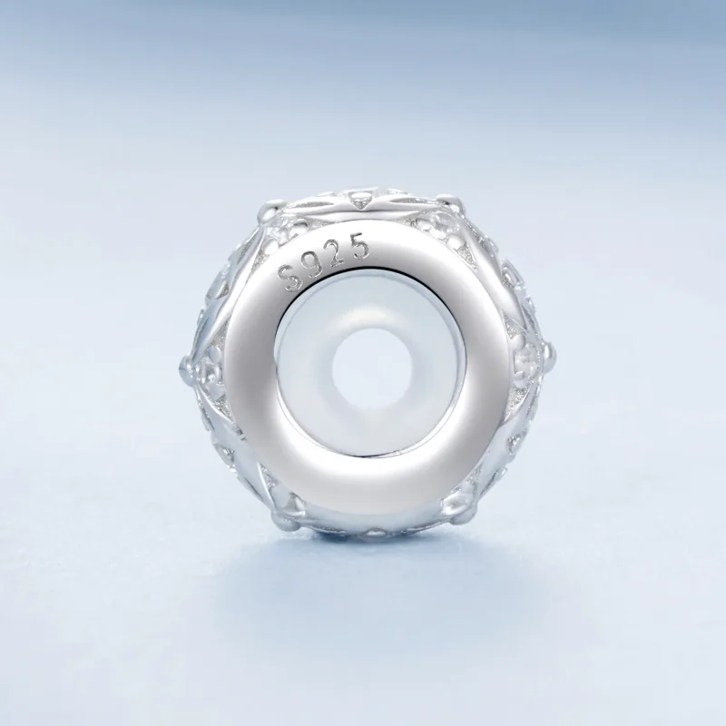 (imagine pentru) Breloc distanțier din silicon cu model în relief PANDORA Tip - BSC1011 - Vizualizare 3