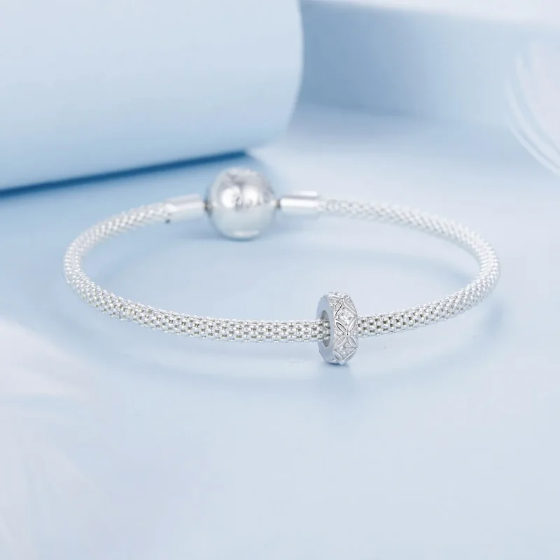 (imagine pentru) Breloc distanțier din silicon cu model în relief PANDORA Tip - BSC1011 - Vizualizare 5