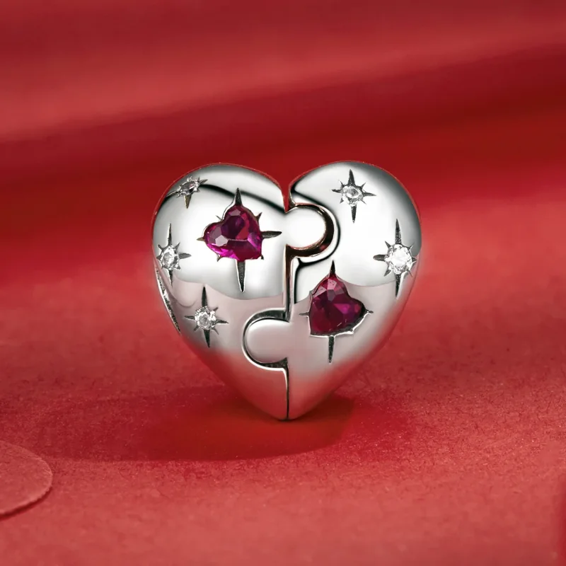(imagine pentru) Breloc inimă tip Jigsaw PANDORA - SCC2775 - Vizualizare 2