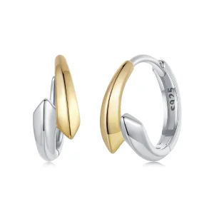 (imagine pentru) Cercei bicolor stil PANDORA - BSE1021