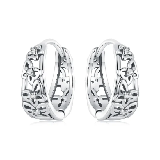 (imagine pentru) Cercei Fluture Hollow Style PANDORA - SCE1746