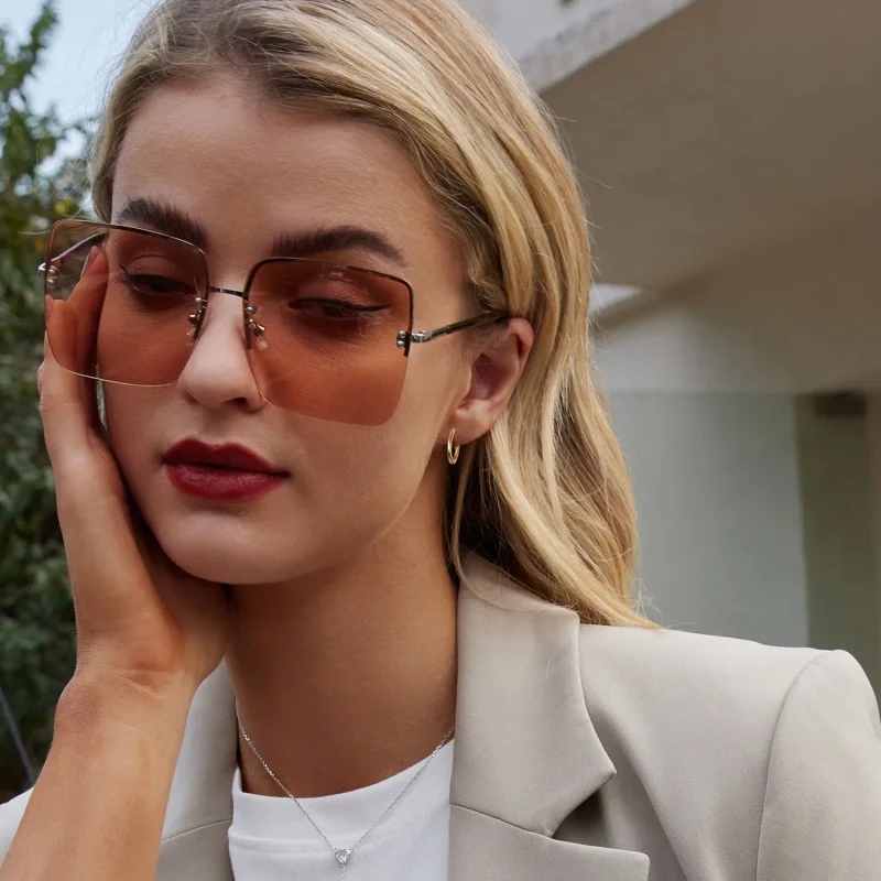 (imagine pentru) Cercei ovali stil PANDORA - BSE1015-B - Vizualizare 7