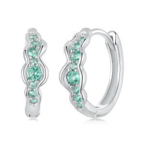 (imagine pentru) Cercei Green Wave Stil PANDORA - BSE1034