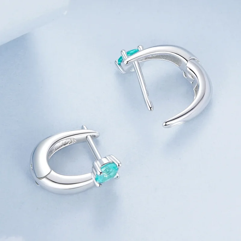 (imagine pentru) Cercei PANDORA Tip Green - BSE1030 - Vizualizare 4