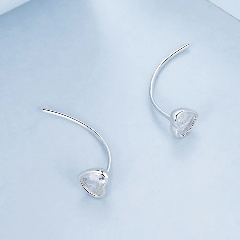(imagine pentru) Cercei PANDORA Tip Heart - BSE1003 - Vizualizare 4