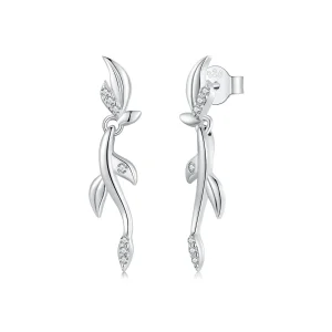 (imagine pentru) Cercei PANDORA Tip Leaf - BSE1025
