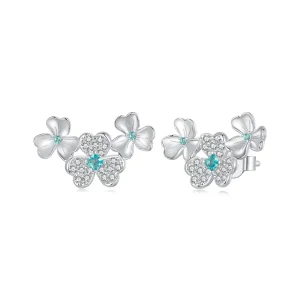 (imagine pentru) Cercei PANDORA Tip Shamrock - BSE1026