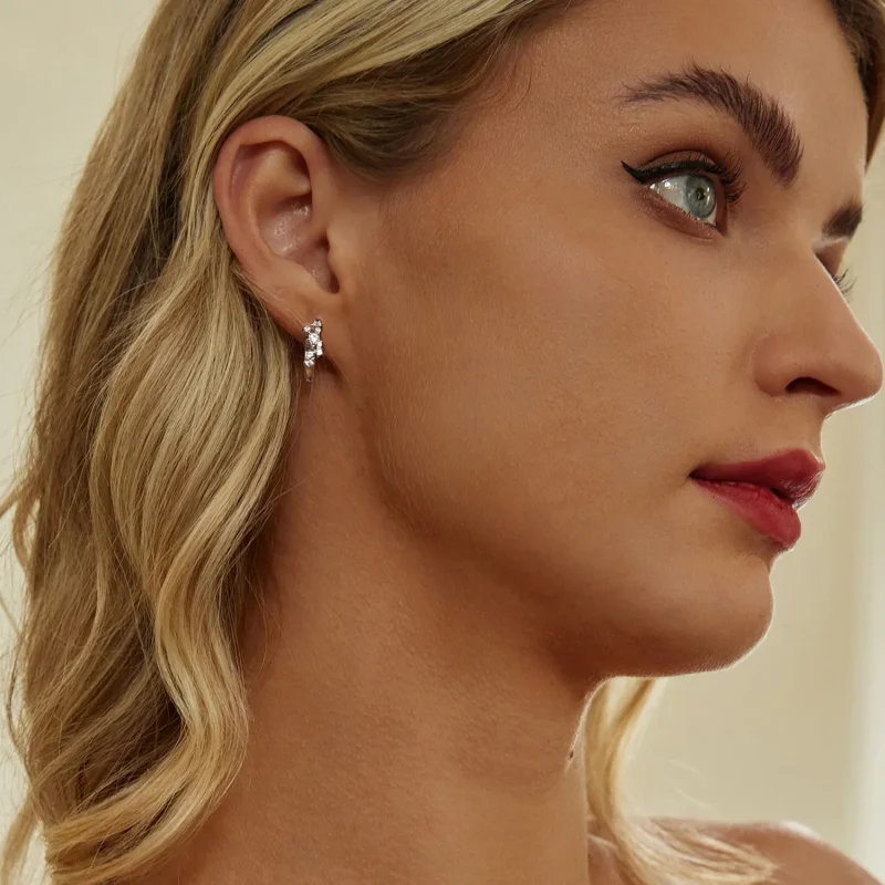 (imagine pentru) Cercei Starry Star Stil PANDORA - BSE1017 - Vizualizare 8