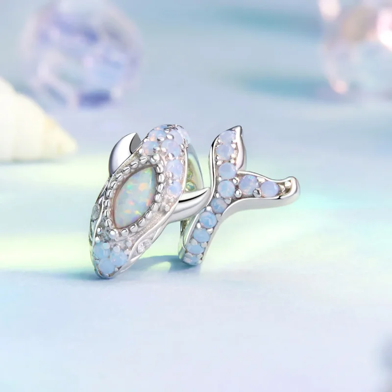 (imagine pentru) Charm PANDORA Tip Blue Whale - BSC1015 - Vizualizare 2
