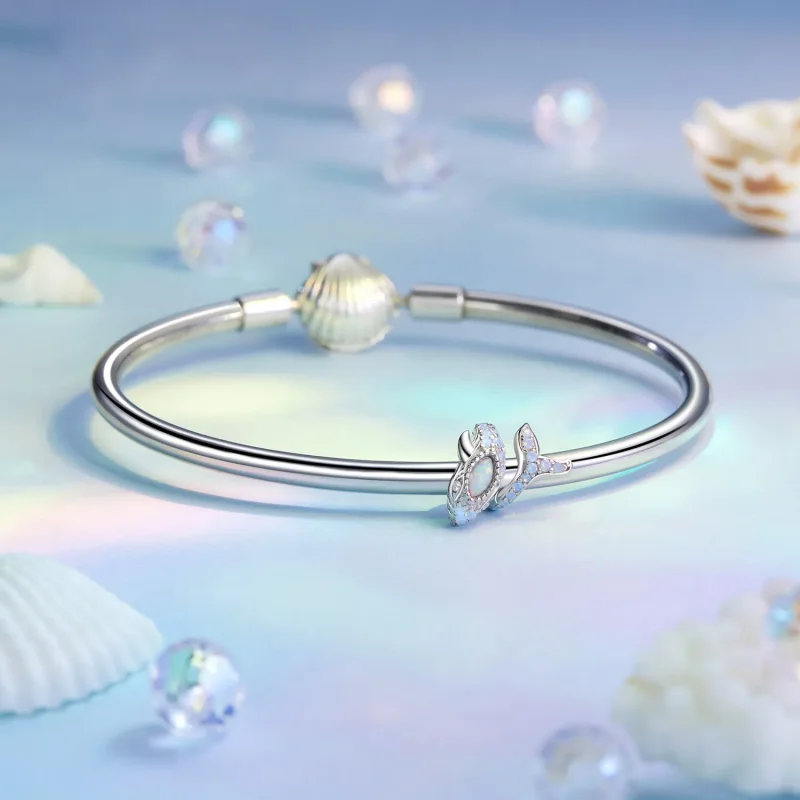 (imagine pentru) Charm PANDORA Tip Blue Whale - BSC1015 - Vizualizare 5