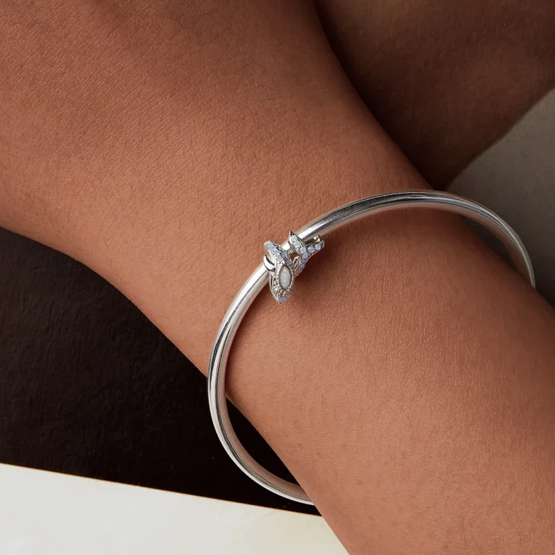 (imagine pentru) Charm PANDORA Tip Blue Whale - BSC1015 - Vizualizare 7