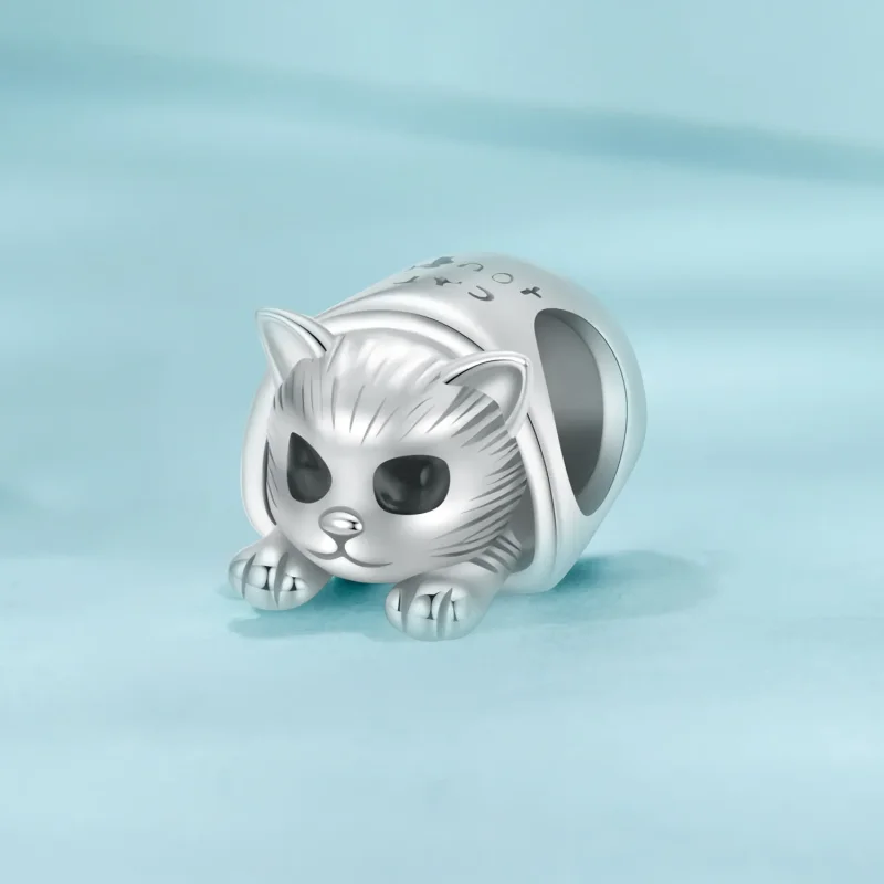 (imagine pentru) Charm PANDORA Tip Cozy Cat House - SCC2797 - Vizualizare 2