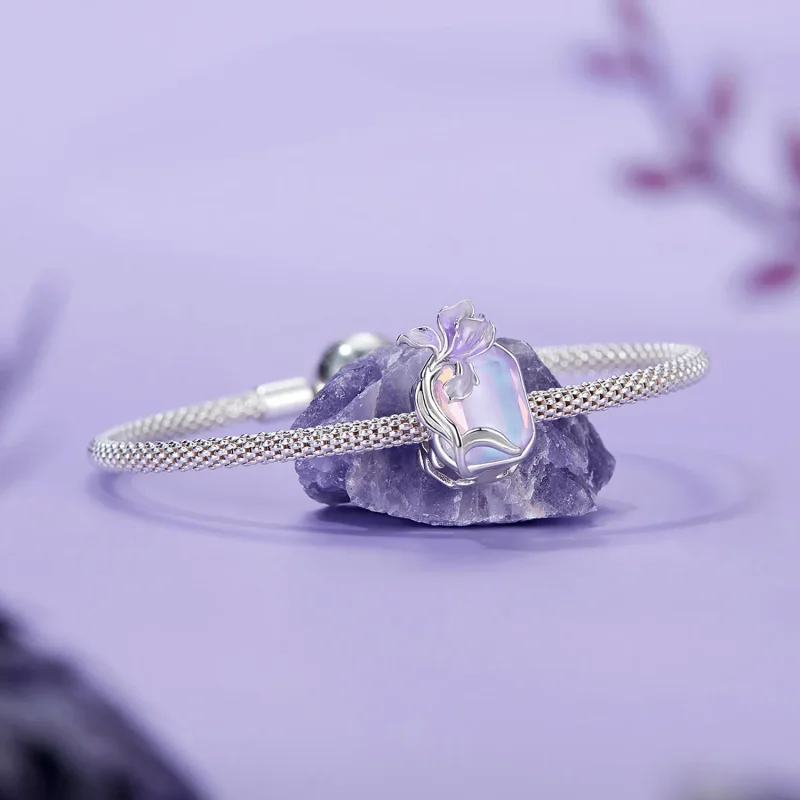 (imagine pentru) Charm PANDORA Tip Crystal Iris - BSC1032 - Vizualizare 5