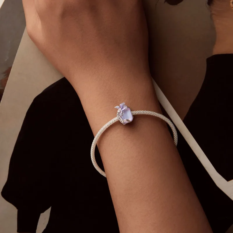 (imagine pentru) Charm PANDORA Tip Crystal Iris - BSC1032 - Vizualizare 6