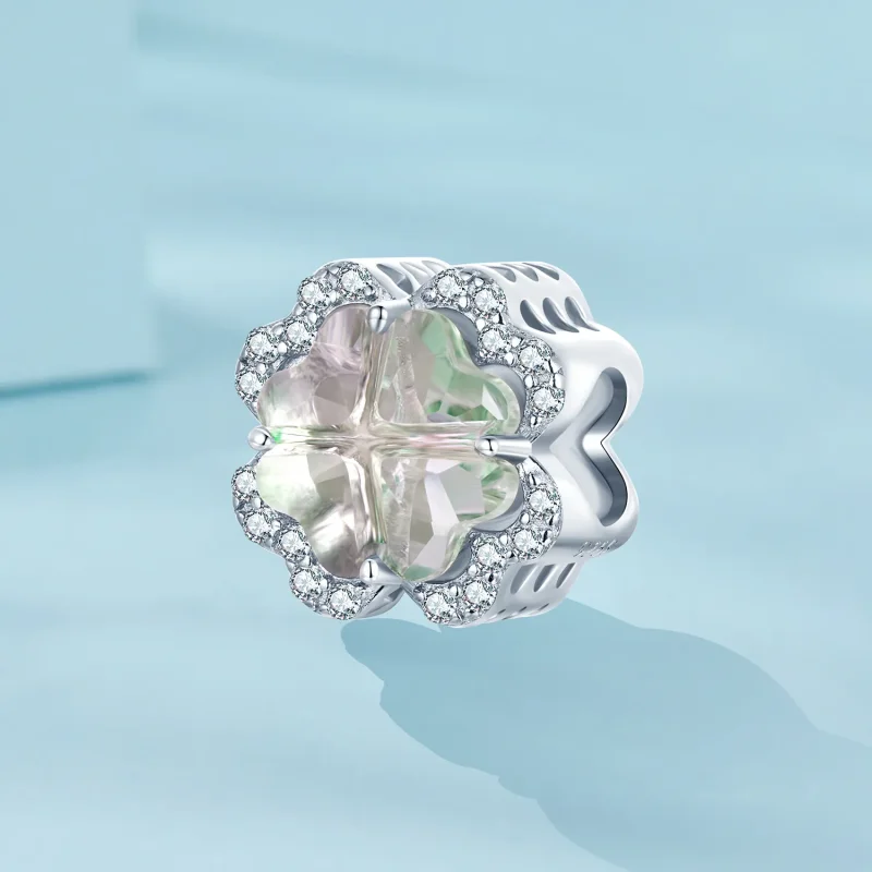 (imagine pentru) Charm PANDORA Tip Four Leaf Clover - SCC2803 - Vizualizare 2