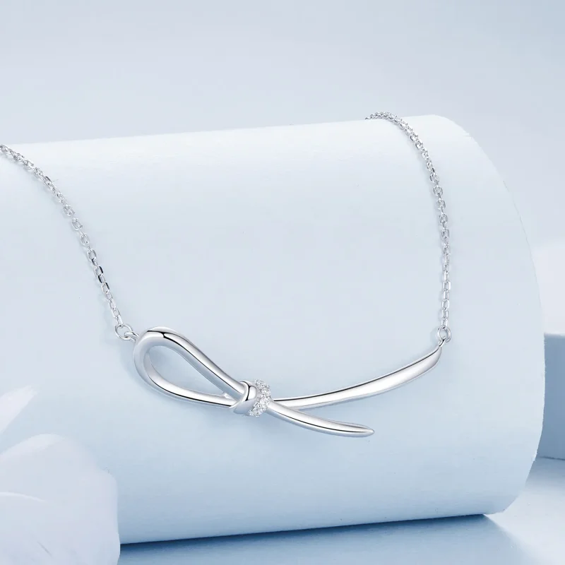 (imagine pentru) Colier cu nod stil PANDORA - BSN392 - Vizualizare 2