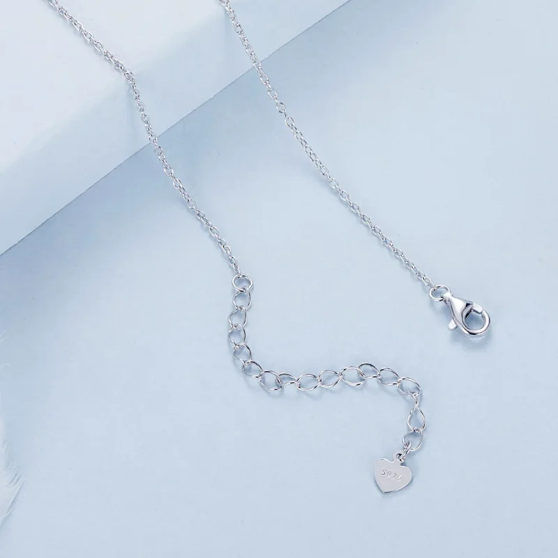 (imagine pentru) Colier Frunze Stil PANDORA - BSN391 - Vizualizare 4